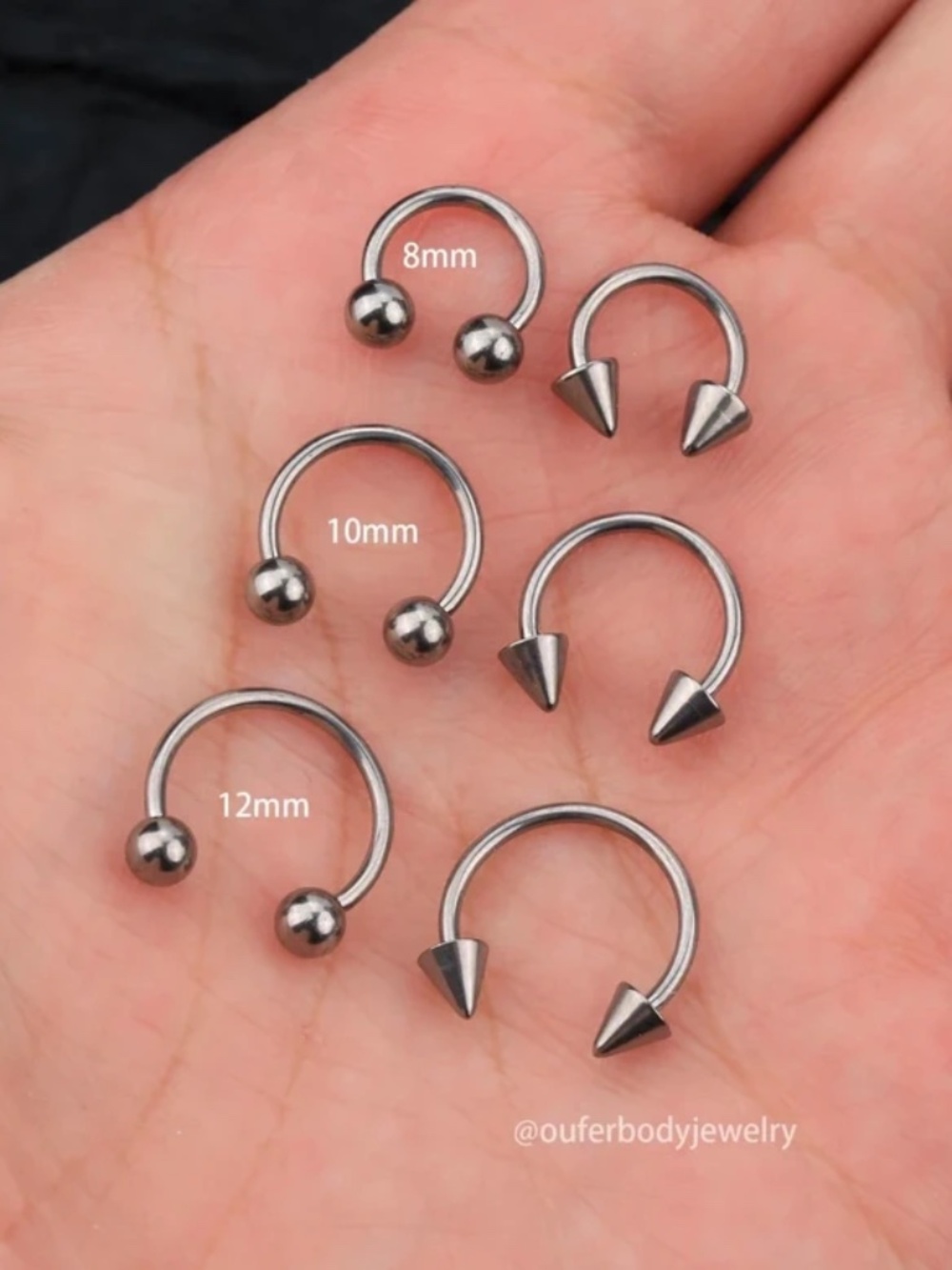 🎀 NWT Oufer 2 Septum, Ear, or Nose Rings 🎀
